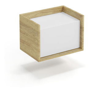 Skříňka Mozelle 1D2 (hikor + bílá)