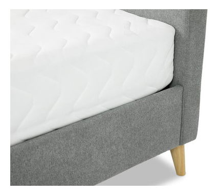 Manželská postel 140 cm Lomaha New (béžová) (s roštem)