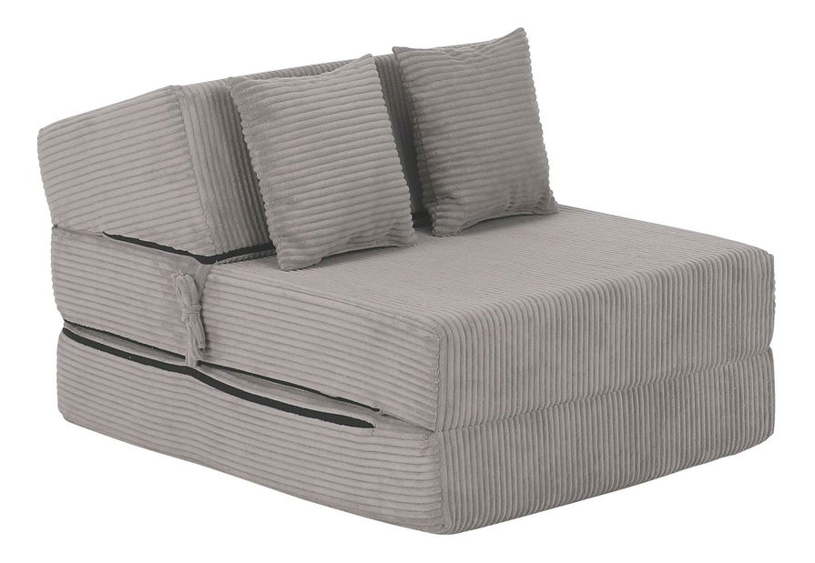 Rozkládací křeslo Plantearan (šedá)