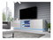 TV skříňka/stolek Aura 2 (bílá + bílá lesklá)