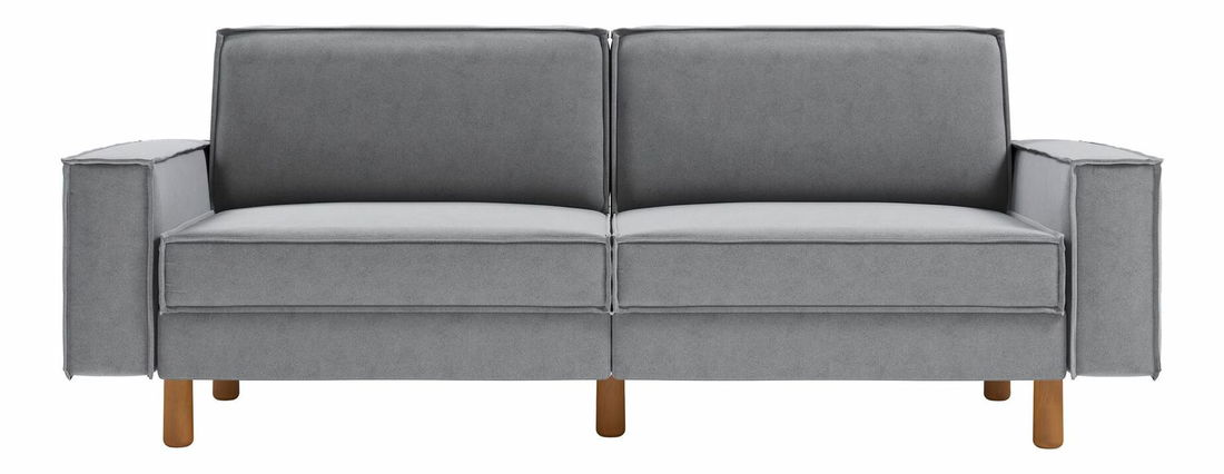 Pohovka třísedačka Spary E (cihlová + ořech)