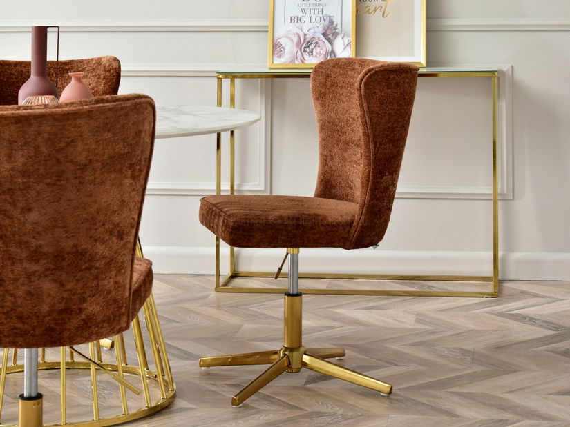 Relaxační křeslo Selteke (zlatá)