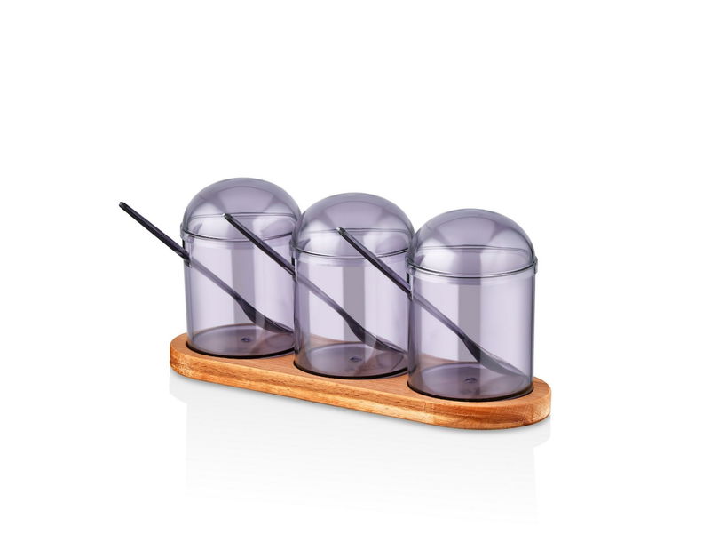 Sada kořenek Spicy 618 (dřevo + fialová)