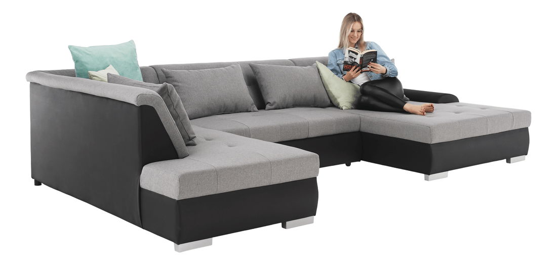 Rohová sedací souprava ve tvaru U Libertta (L)