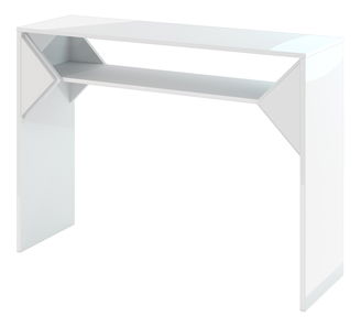 Konzolový stolek Tonfir (lesk bílý)
