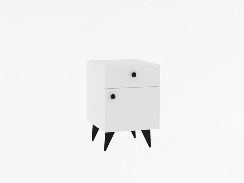 Noční stolek Kedapi 2 (bílá)