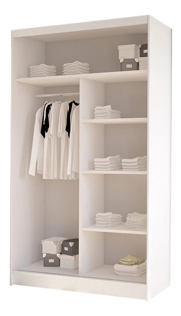 Šatní skříň Coletta II (černá)