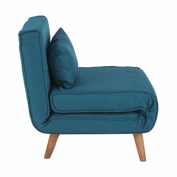 Rozkládací křeslo Fara (modrá)