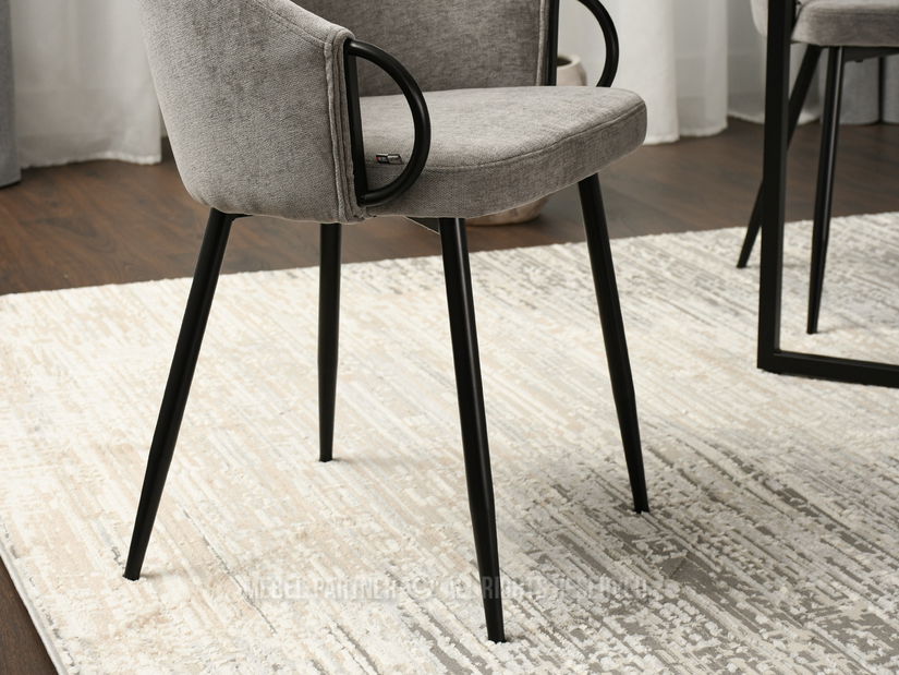 Židle Carma K (šedá + černá)