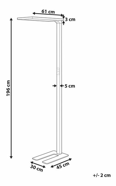 Stojanová lampa Orin (bílá)