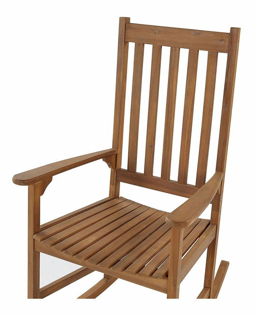 Houpací křeslo Britny (světlé dřevo)