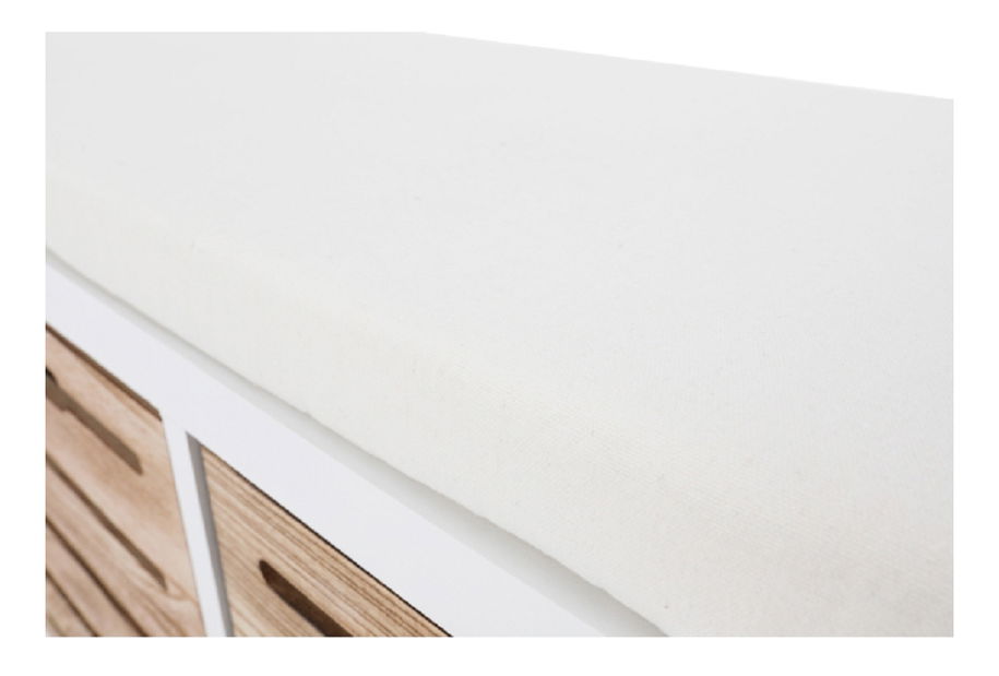 Lavice Tordo (bílá + medová)