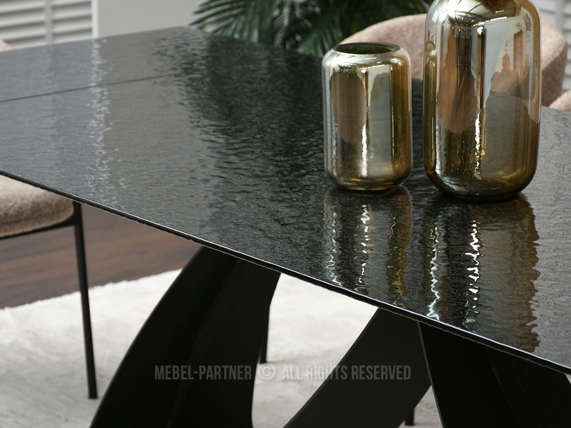 Jídelní stůl Prego (antracitová + černá)