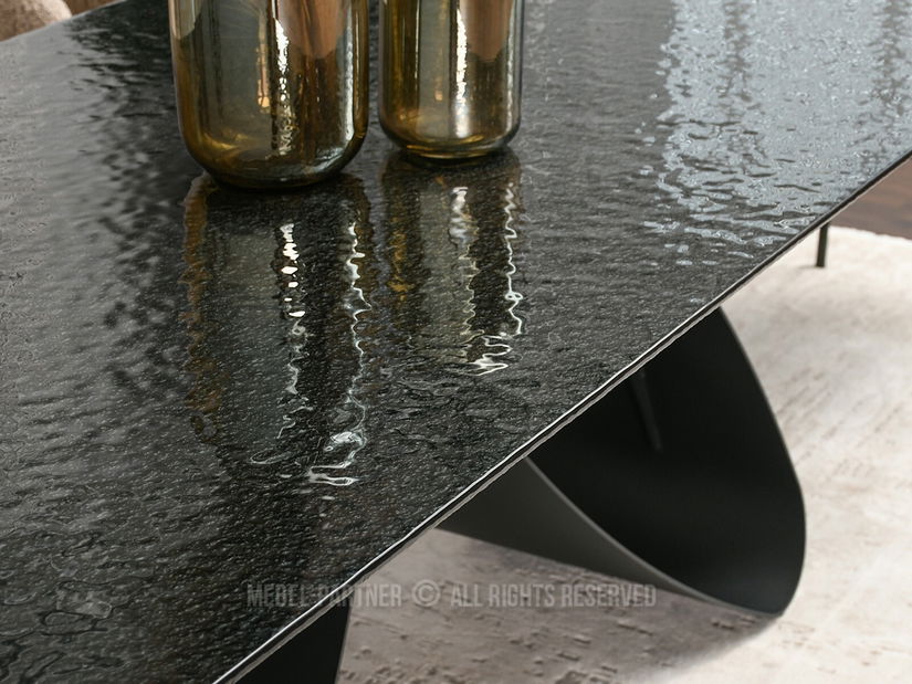 Jídelní stůl Prego (antracitová + černá)