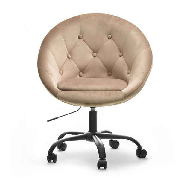 Křeslo Lush 4 (béžová + černá)