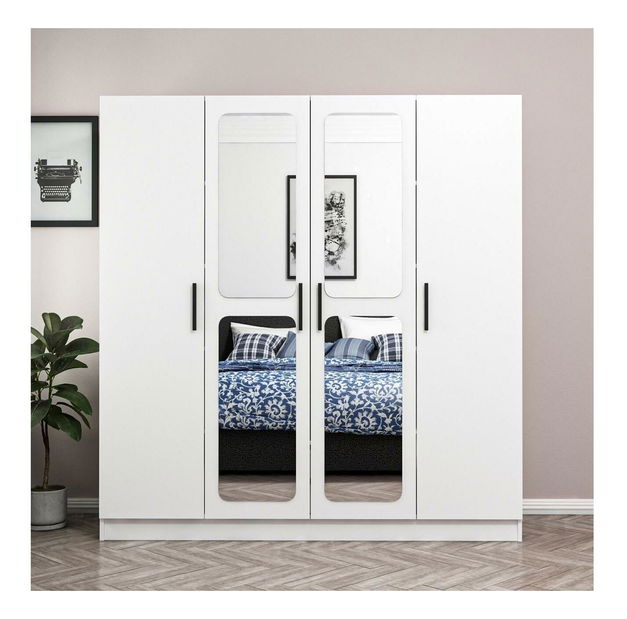 Šatní skříň Kalia 3814 (bílá)