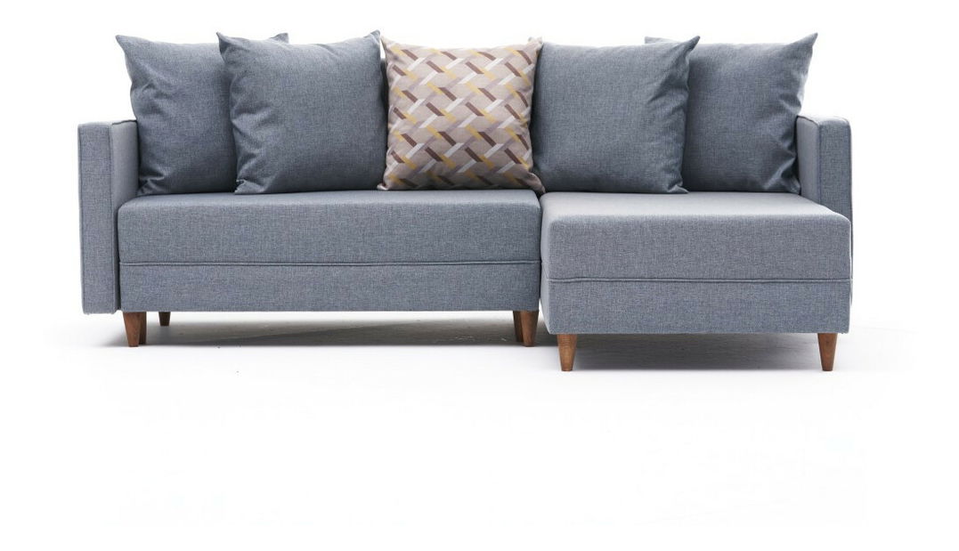 Rohová sedací souprava Adam (P) (Modrá)