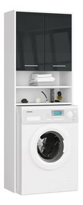 Skříňka na pračku Farid TYP5 (bílá + grafit lesk)