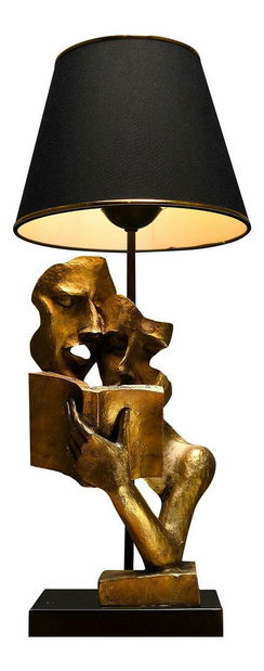 Stolní lampa Dualenzza 1 (černá + zlatá)