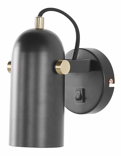 Nástěnná lampa TYRO (kov) (černá)