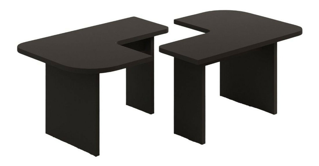  Set 2 ks konferenčních stolků Irisha (antracit)