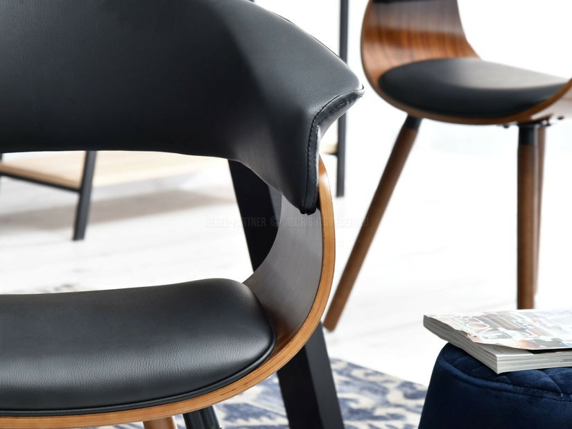 Židle Enzo K (ořech tmavý + ořech)