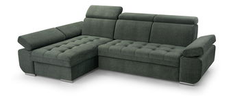 Rohová sedací souprava Belona (zelená) (L)