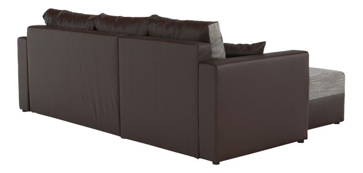 Rohová sedací souprava Kimber (hnědá) (P)