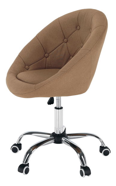 Otočné křeslo Guna New (světlehnědá)