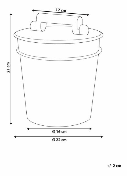 Úložný košík Baudilio (přírodní)