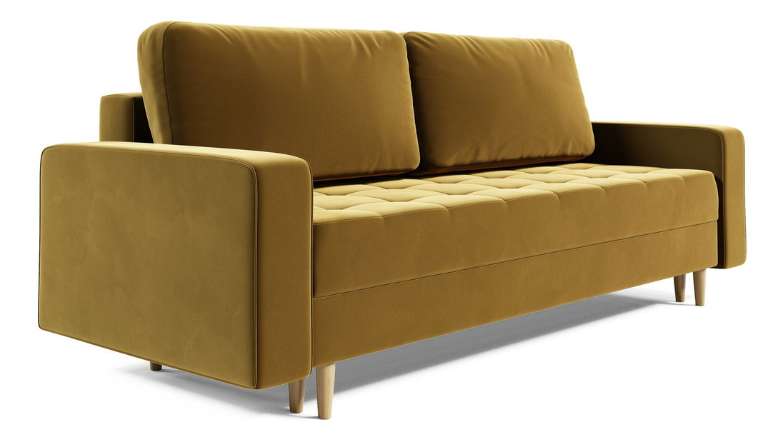 Pohovka dvousedačka Primrose (hořčičná)