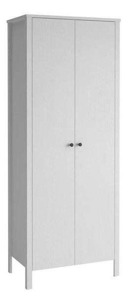 Šatní skříň Franc 49 (bílé dřevo)