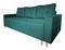 Pohovka třísedačka Scavid (tyrkysová)