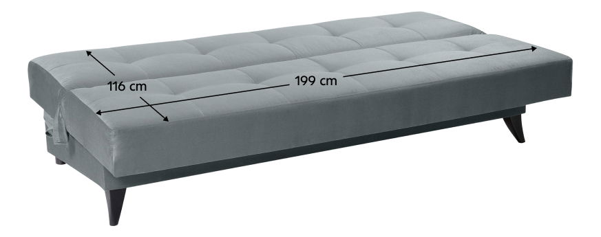 Rozkládací pohovka s úložným prostorem Ugos (asti 23) 