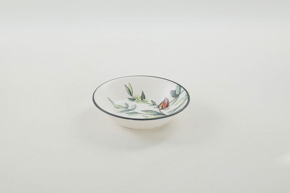 Jídelní souprava (24 ks.) Spark (bílá + zelená + fialová + černá)