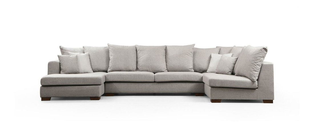 Rohová sedačka ve tvaru U Calaredo (béžová)