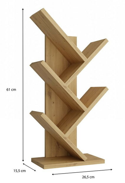Regál Figurones Mini 1 (dub artisan)