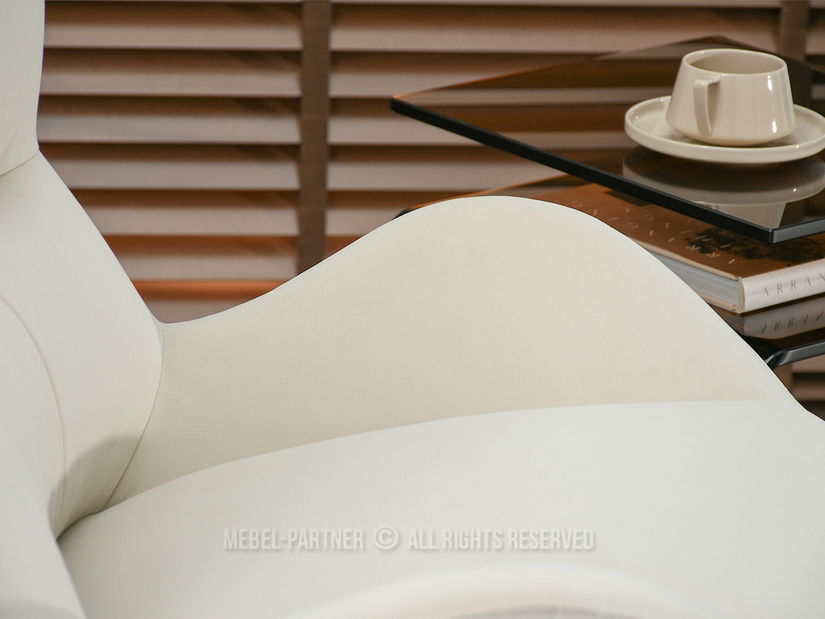 Relaxační křeslo Sikula (krémová)