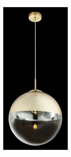 Závěsné svítidlo Varus 15858 (moderní/designové) (zlatá + průhledná)