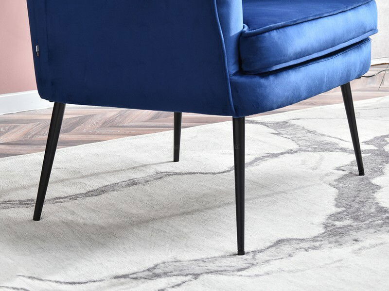 Křeslo Etimee F (námořnická + černá)