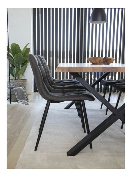 Jídelní židle Miveria 1 (šedá)