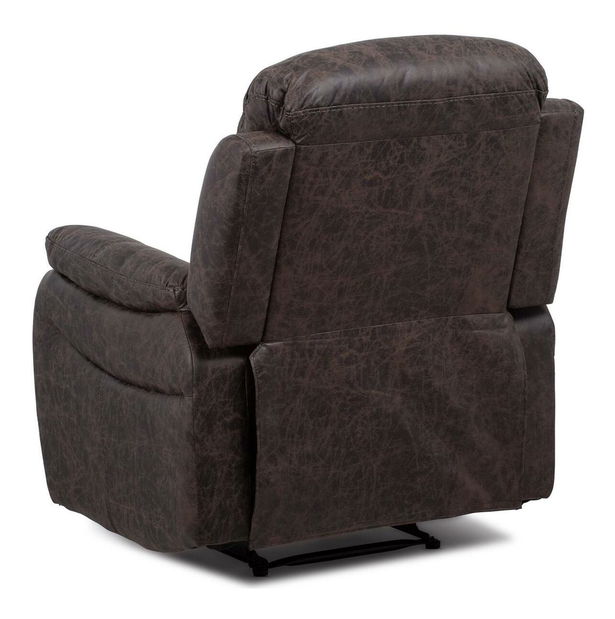 Polohovací křeslo Troquelados (hnědá)