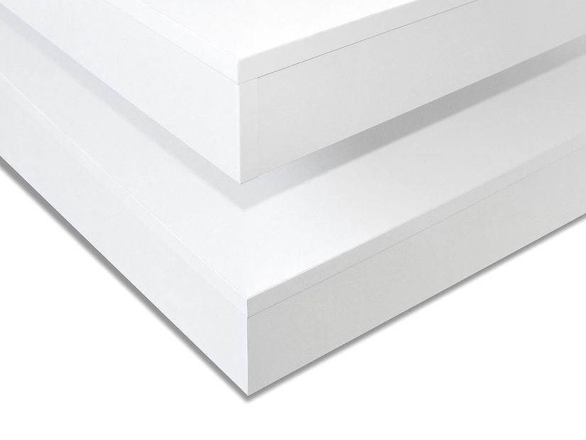 Konferenční stolek Dekur (bílá + dub wotan) *bazar