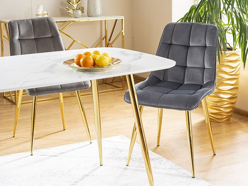 Jídelní židle Charlie (černá + chromová)