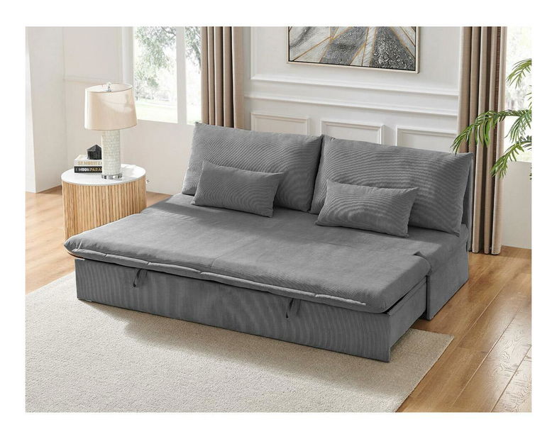 Rozkládací pohovka Ajena (světle šedá)