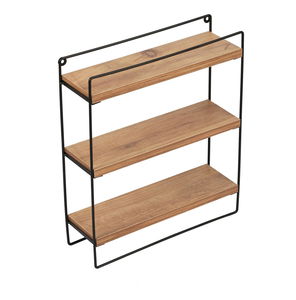 Příruční stolek Lasobe (dub + černá)