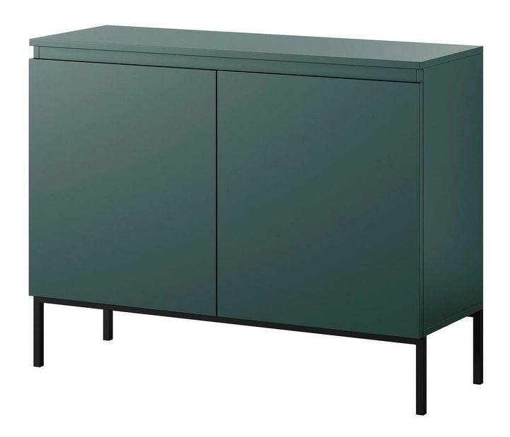 Skříňka Bennasi B2 (malachit + černá)