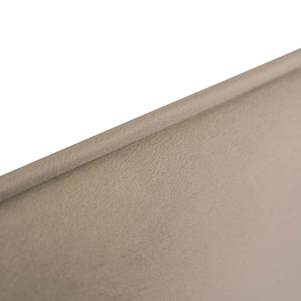 Manželská postel 160 cm Nodrizas (béžová) (s roštem)