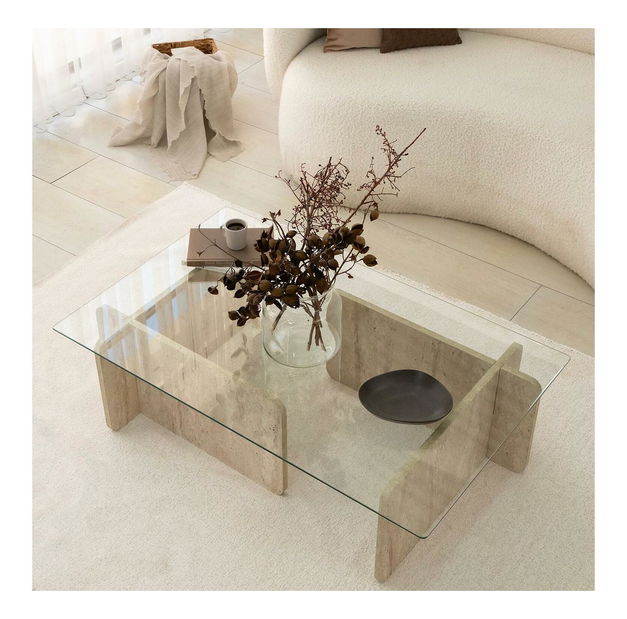 Konferenční stolek Elizei 1 (travertin)