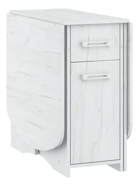 Rozkládací jídelní stůl Elston X (craft bílý) (pro 4 až 6 osob)